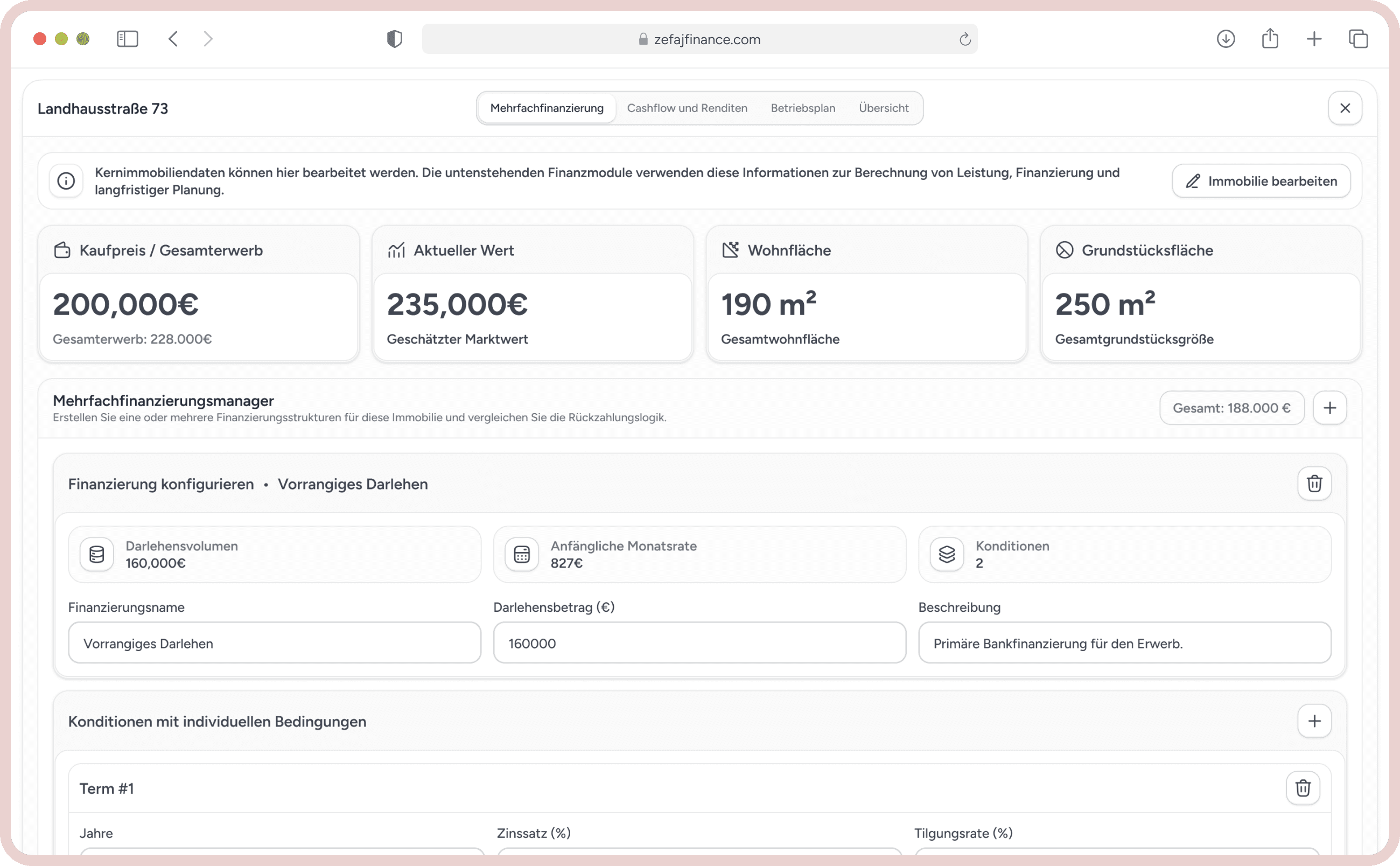 Zefaj Finance platform overview